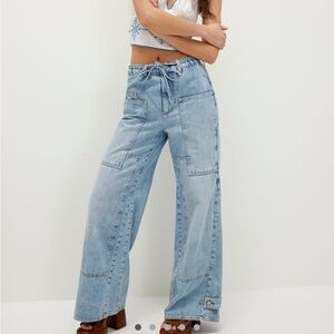 We The Free Light Blue Flare Jeans